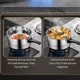 thumbnail image 4 of Pressure Cooker,Pressure Canner with Steaming Rack Stainless Steel Pressure Canner Compatible with Gas Induction Cooker for Home, 4 of 7