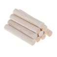 thumbnail image 1 of 10x Bâtons Ronds en Bois de Balsa Non Fini, Goujon, Tige de Modèle pour Bricolages pour Enfants - Naturel, 50 mm, 1 of 6