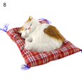thumbnail image 2 of Simulation Cute Cat Kitten Sound Plush Doll Toy with Sleeping Mat Home Decor, 2 of 8