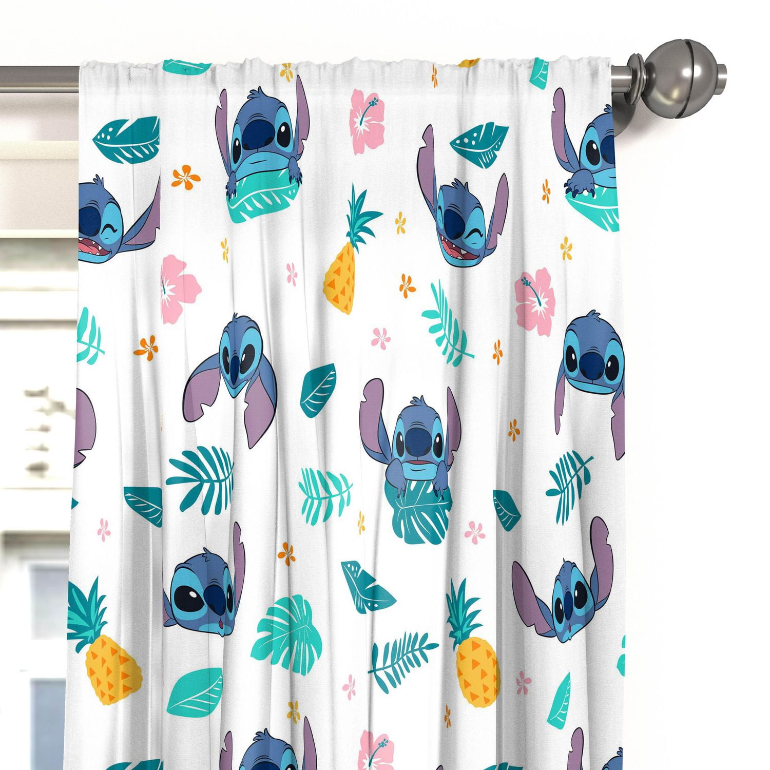Disney Lilo & Stitch Ambiance Insulaire Rideaux Opaque pour la Chambre, Lot de 2