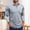 Light Blue, variant on Adult Men's Polo Shirt Long Sleeve Button Polo Tees Basic Green Men's Tops