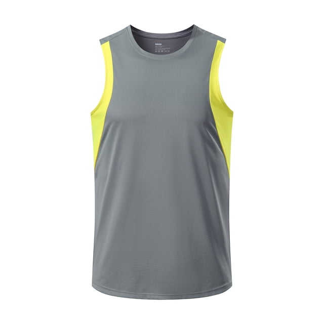 Timegard Athletic Tops for Men Crewneck Lightweight Color Block Casual Breathable Running Tee Shirts