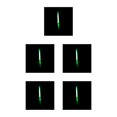 thumbnail image 2 of Decodeary Bâton Lumineux en Plastique Portable Coloré Extérieur Camping Randonnée Urgence Fête Scène Performance Bâtons Lumineux avec Cintre Vert 5Ensemble, 2 of 6
