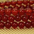 thumbnail image 4 of Bracelet Extensible en Perles Rondes de 6 mm en Agate Rouge Naturelle de Qualité AA 7 Pouces Unisexe, 4 of 5