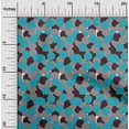 thumbnail image 2 of oneOone Cotton Poplin Sky Blue Fabric Geometric Sewing Craft Projects Fabric Prints By Yard 56 Inch Wide, 2 of 4