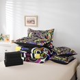 thumbnail image 4 of Exotic Lizard Comforter Set 7 Piece Bed in a Bag Twin,Abstract Chameleon Bedding Set Wildlife Creature Sheet Set with Comforter,Wild Reptile Bed Set, 4 of 5
