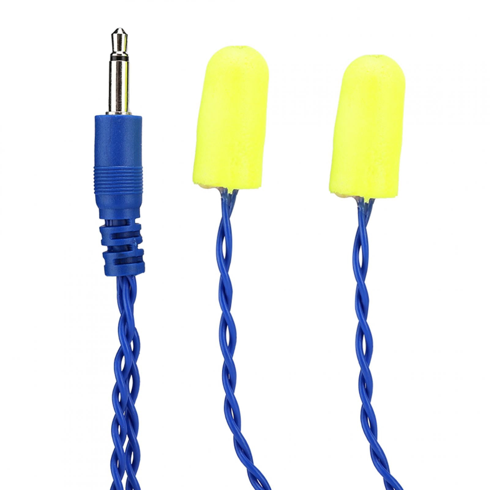 Noise Reduction Racing Earbuds, Mono 1/8in Plug Racing Foam Earbuds Durable  For Outdoor