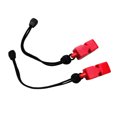 thumbnail image 2 of 2 Pcs Sifflets Plongée sous-Marine Sports Nautiques - Rouge, 2 of 5