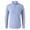 Blue, variant on NaWent Men's Dress Shirt Clearances Regular Fit Cotton Solid Color Casual Textile Long Sleeved Shirt
