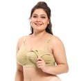 thumbnail image 2 of Women‘s Bra Wireless Maternity Seamless Front Buckle Breastfeeding Bra With Pads Plus Size, 2 of 4