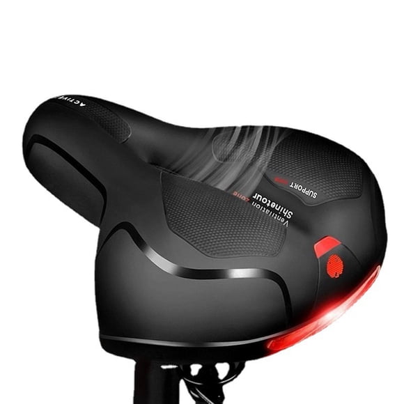 Coussin de Selle de Vélo Confortable et Respirant, Résistant à l'Eau, avec Double Absorption des Chocs pour VTT