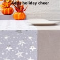 thumbnail image 4 of TopLLC Décorations de Noël, Ornements de Noël, Cadeaux de Noël Chemin de Table Étoile de Noël Tissu Velours Chaud Polyester Drapeau de Table Année Imprimé Noël Fête Rassemblement Drapeau de Table Housses de tables, 4 of 6