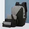 thumbnail image 1 of Meitianfacai Backpack Three Piece Set, Large Capacity USB Student Backpack, Suitable For School And Outdoor Travel, Computer Bag For Men And Women With Large Capacity, 1 of 3