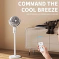 thumbnail image 4 of Pedestal Circulating Fan,Table Small Air Circulator Fans,Indoor Pedestal Fan Oscillating Fan High Speed Vertical Fan 360 Circulation Quiet And Powerful Floor Fan For Bedroom Home Office, 4 of 9