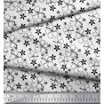 thumbnail image 2 of Soimoi Moss Georgette Fabric Artistic Floral Print Sewing Fabric Yard 42 Inch Wide, 2 of 3