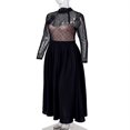 thumbnail image 3 of Women Bandage Party Long Dress  Print High Slit Dress, 3 of 6