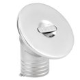 thumbnail image 2 of 60° Boat Water Deck Filler Fuel Tank Deck Fill Marine Handware with Keyless Cap 38mm, 2 of 7