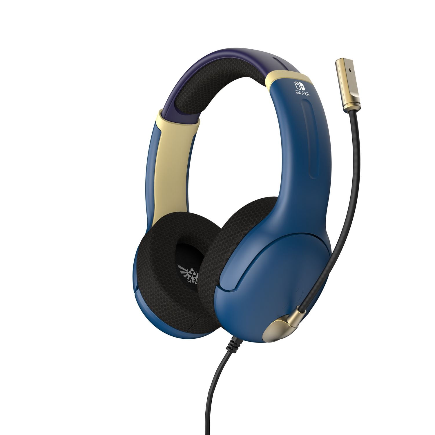 PDP AIRLITE Wired Headset: Brave Blue - Nintendo Switch, Nintendo Switch Lite, & Nintendo Switch - OLED Model