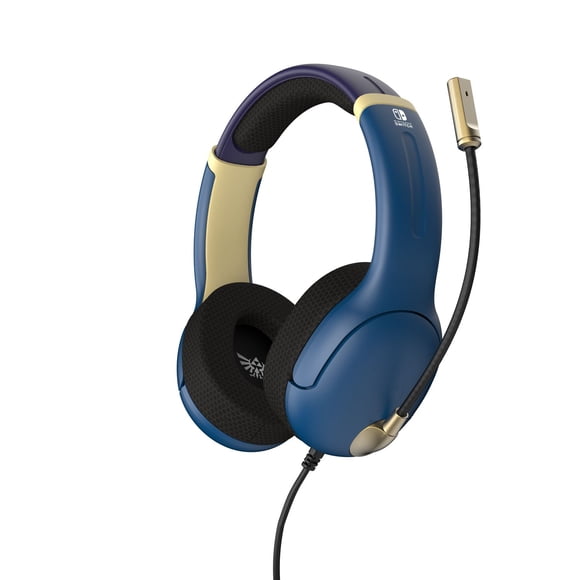 PDP AIRLITE Wired Headset: Brave Blue - Nintendo Switch, Nintendo Switch Lite, & Nintendo Switch - OLED Model