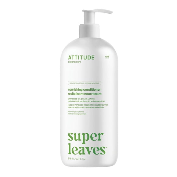 ATTITUDE super leaves, Nourishing Conditioner, Grape Seed Oil & Olive Leaves