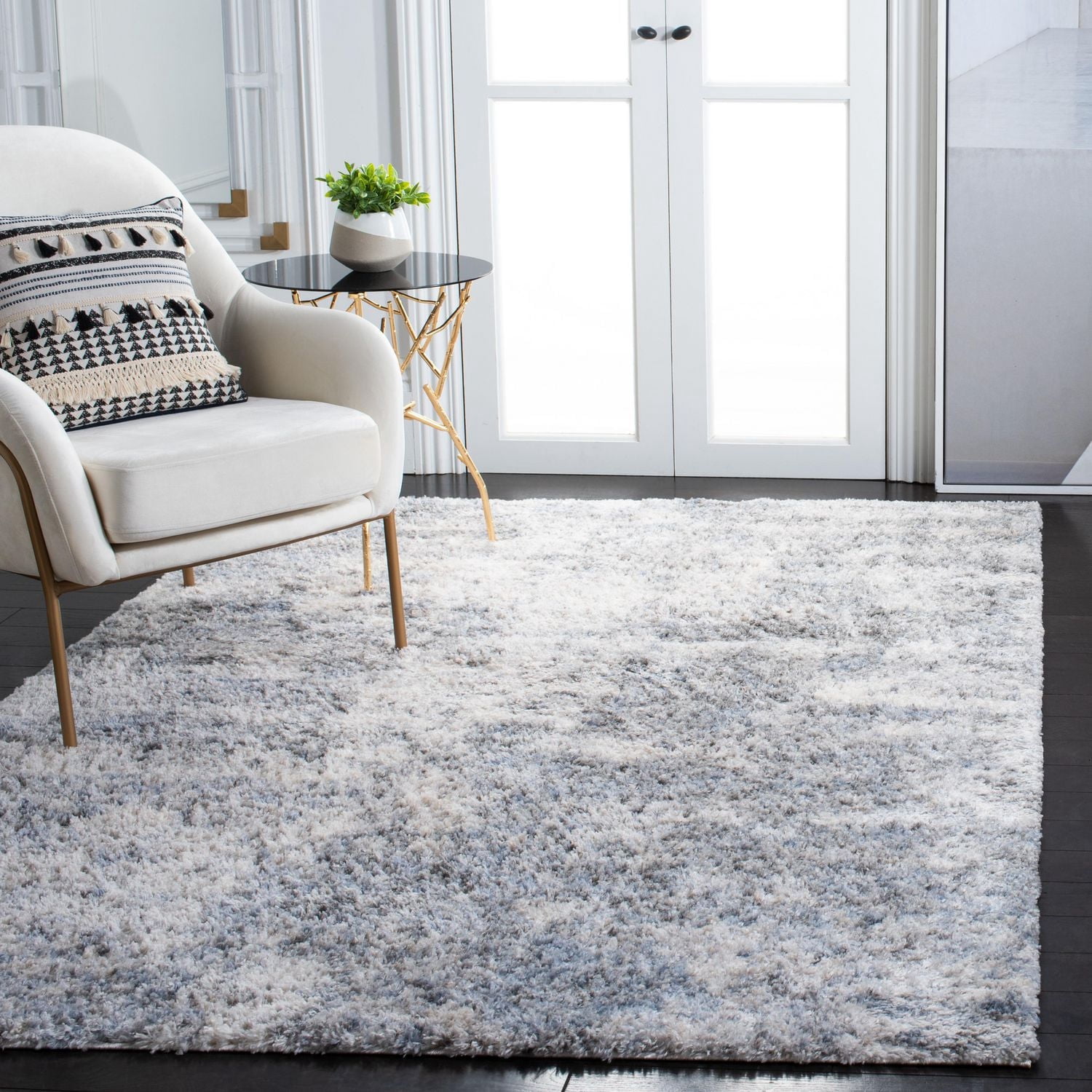 SAFAVIEH Berber Major Tapis Abstrait Shag