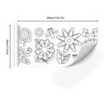 thumbnail image 2 of PEONAVET Rouleau de Dessin Rouleau de Gribouillage Sagesse Coller à Répétition la Toile Ne Salit Pas Mur Coloriage Peinture Rouleaux de Gribouillage Rouleau de Dessin, 2 of 2