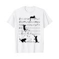thumbnail image 1 of Cute Cat Kitty Playing Music Note Clef Musician Art T-Shirt - As Picture - M, 1 of 4