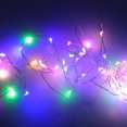 thumbnail image 4 of Guirlande Rideau de Conte de Fées 100 LED pour Chambre, Ficelle, Prise USB, 8 modes, Lumière Vacillante Murale avec Télécommande pour Arrière-Plan de Mariage/fête Intérieur/extérieur, Décorations de Noël, 4 of 9