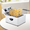 thumbnail image 3 of BeesClover Friteuse Électrique en Acier Inoxydable, Comprend Panier et Couvercle, Protection contre la Surchauffe, Idéale pour un Usage en Restaurant Ou en Cuisine, 3 of 6