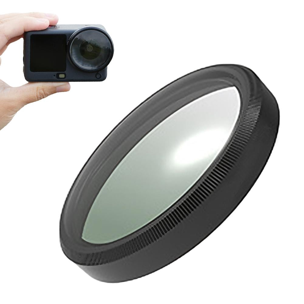 Osmo Action 6 Macro Lens 15X Magnification Quick-Release Camera Attachment for Microscopic Close-Up Photography, Aluminum Frame