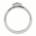 thumbnail image 2 of Bague pour Chien en Argent Sterling Stackable Expressions Marron Émaillée Taille 7, 2 of 3