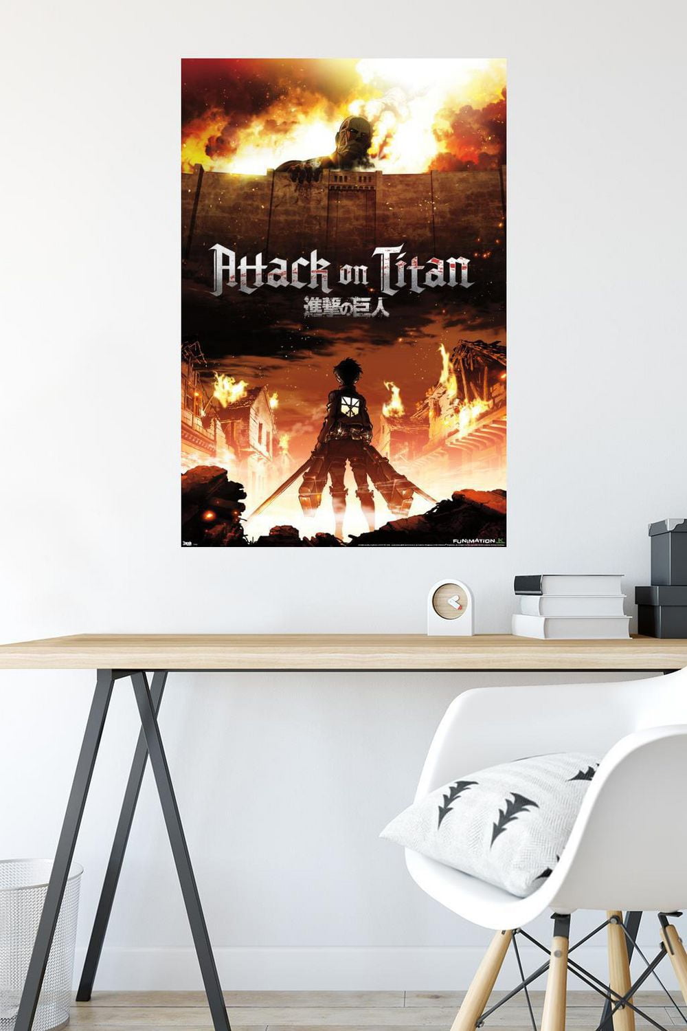Attack on Titan - Fire Wall Poster