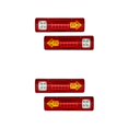 thumbnail image 1 of maskred 2pack/lot Durable LED Truck Tail Light Bar For Trucks And Trailers 24v red cover 2Set, 1 of 6