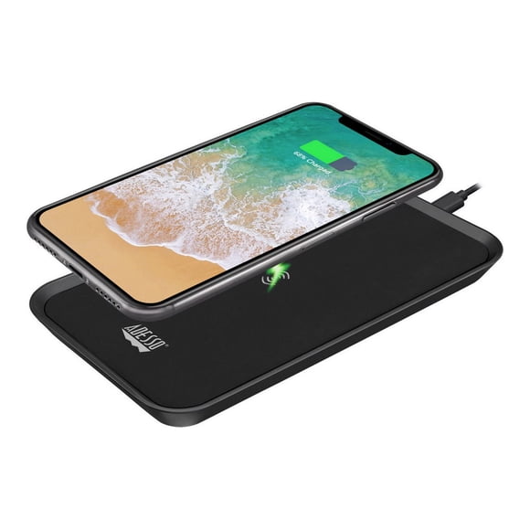 Adesso AUH-1030 10W Max Qi-Certified 3 Coils Wireless Charging Pad
