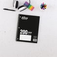 thumbnail image 2 of Hilroy® Quad 4-1" 200pg Notebook, Black, 2 of 5