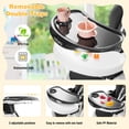 thumbnail image 4 of Babyjoy Baby High Chair Foldable Feeding Chair w/ 4 Lockable Wheels Black, 4 of 8