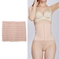thumbnail image 4 of Abdominal Binder, 3D Cropping Comfortable Easy To Shape Weight Loss Breathable Postpartum Belly Band  For Postpartum Mothers For  XXL, 4 of 8