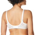 thumbnail image 2 of Bali 3432 Lace Smooth Seamless Underwire Bra Size 38D, White, 2 of 2