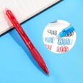 thumbnail image 2 of ZTTD 1Pc Retractable Erasable Gel Pen, Fine Point 0.5 mm Erasable Pens, Make Mistakes Disappear, Premium Comfort Grip for Drawing Writing Planner and Crossword Puzzles (Red), 2 of 7