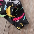 thumbnail image 3 of Birdeem Girls Childrens Summer Romper Printing Sling Sleeveless Backless Short Jumpsuit, 3 of 9