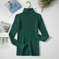 thumbnail image 5 of Timegard Fall Sweaters for Women High Neck Slim Fitting Pullover Casual Long Sleeve Bottom Tops Solid Color, 5 of 5