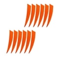 thumbnail image 2 of S SERENABLE 12 Pack s - 4 Inch Natural Turkey Feathers - Fletching DIY Hunting Training Orange, 2 of 9