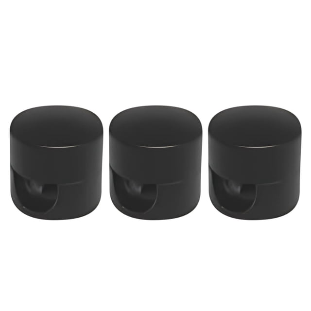 Desk Cable Anchors, Strong Adhesive Cable Clips, Durable Plastic Material, Multi-Purpose Cord Organizer, for Home Office, Wall Mount Storage, Office Cable Management, Cord Ties, Black Hzhnb