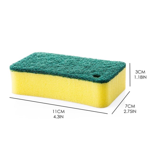 Bovemsi Cleaning Cloth Sponge Eraser Cleaning Pads Dish Washing Stains Removing Wipe Kitchen Tool