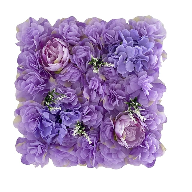 Dvkptbk Plastic Flower Wall Decoration Simulation Flower Wall Wedding Decoration Artificial Flowers Rose Wall Flowers Wedding Flowers Suitable for Multi-Scene Flower Wall Home Decor