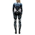 thumbnail image 3 of 2025 Femmes Squelette Robot 3D Sortie de Plage pour Femmes Impression Justaucorps Fermeture Éclair au Dos Combinaison Extensible pour Femmes Corps Complet, 3 of 8
