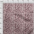 thumbnail image 3 of oneOone Viscose Chiffon Red Fabric Text Dress Material Fabric Print Fabric By The Yard 42 Inch Wide, 3 of 5