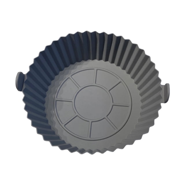 Reusable Air Fryer Liner Silicone Air Fryer Pot Easy Cleaning Round Silicone Liner Replacement for