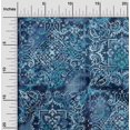 thumbnail image 2 of oneOone Georgette Viscose Navy Blue Fabric Asian Sewing Material Print Fabric By The Yard 42 Inch Wide, 2 of 4