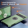 thumbnail image 4 of KOMI for Google Pixel 7 Pro Case, Slim Fit Case for Pixel 7 Pro with Ring Holder Kickstand,[Military Grade Drop Tested] Dual Layer Shockproof Protective Phone Case for Pixel 7 Pro 6.7", Alpine Green, 4 of 5